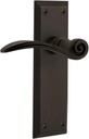 Nostalgic Warehouse New York Plate Passage Swan Lever in Oil-Rubbed Bronze