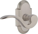 Nostalgic Warehouse Cottage Plate Single Dummy Manor Lever in Satin Nickel