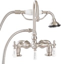 Vintage Tub & Bath Mason Hill Collection Deck Mount High Spout Tub Faucet with Handshower