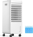 3-IN-1 Portable AC Unit with Remote, 75°Oscillation, 3 Modes & 3 Speeds, Ultra-Quiet 21" Ventless Swamp Cooler for Room Home Office