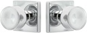 Sure-Loc Hardware BG101-SQ 26 Bergen Square Passage Knob, Polished Chrome
