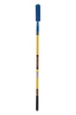 Structron 89273 STR-S708 3" Trenching Shovel with 54" Yellow Fiberglass Handle and Cushion Grip, 28 Degree"V" Shaped Head