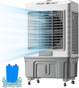 Swamp Cooler, Windowless Air Conditioner, Evaporative Air Cooler with 13.2gallon, 4 Ice Packs, 3-in-1 Cooling Fan w/3 Mode & 3 Speed, 7H Timer & Remote for Home Office Garage Outdoor(50x37x88cm/19.6x1