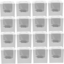 CHILDWEET 20pcs Window Muffin Boxes Reusable Cake Packaging for Pies Cakes Treats for Weddings Birthdays Showers and Parties