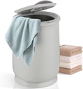 Giantex Towel Warmer Bucket for Bathroom, Portable Spa Hot Towel Heater, Flip-top Lid, Fragrance Holder, Auto Shut Off, 21L Large Towel Warmer Fits up to 2 Oversized Towels Bathrobes (Light Gray)