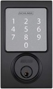 SCHLAGE Sense Smart Deadbolt With Century Trim (Matte Black)