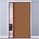 Customize Interior Sliding Door, Invisible Folding Accordion Doors, Retractable Room Divider/Closet Door Space Saving for Bedroom Living Room Doorway(47.2x47.2in)
