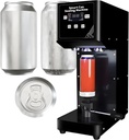 Automatic Commercial Can Sealer Machine, Soda Can Seaming Machine, Height Adjustable, Electric Bottle Sealer Machine for Plastic Aluminum Beer Can 110V