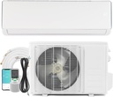Bonnlo 11500BTU Wifi Enabled Mini Split Air Conditioner & Heater, 17 SEER2 115V Inverter Ductless Wall AC Unit with Pre-Charged Condenser, Heat Pump & Installation Kit