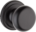 Kwikset 720H Hancock Passage Door Knob Set - Matte Black
