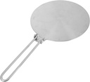 LIFKOME Heat Diffuser Induction Adapter Plate Stainless Steel Heat Converter Disk for Gas and Electric Stoves Removable Handle Suitable for Pots and Cookware