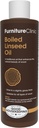 Furniture Clinic Boiled Linseed Oil | 250ml / 8.5 Fl Oz | Refined Oil for Wood Furniture, Stone & Metal | Fast Drying Glossy Finish | Restore & Protect | for Tables, Cabinets, Handles, & More