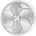 1Pc Practical Steamer Tray, 304 Stainless Steel Round Rack, For Various Pressure Cookers, Stockpots, Pans, Silvery(35cm)