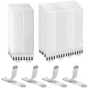 Sinnsally Large Picture Hanging Strips Heavy Duty,20-Pairs(40 Strips) Sticky Picture Hangers for Walls Hanging Without Nail,Damage Free No Nails Refill Adhesive Poster Frame Mounting,White