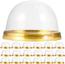 150pcs Round Dome Cupcake Boxes for Egg-yolk Puff Mousse and Desserts Food Storage Containers View for Bakery Treats and Cakes