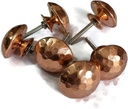 Handmade Copper Cabinet Knobs, Vintage Decorative Drawer Pulls for Trendy Cabinets, Modern Dressers & Cupboards, Copper Knobs for Kitchen & Furniture - Set of 6