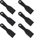 6pcs Plastic Putty Filler Knife, Black Filling Knives Flexible Putty Scraper Wall Scraper Accessory Spatula Tool for Repair Spackling Patching Plastering and Painting
