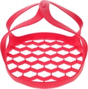 Pressure Cooker Sling Silicone Lifter for Steamer Basket Heat Resistant Bakeware Rack with Handles Food Grade Silicone for Easy Lifting and Safe Cooking