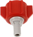 Reusable Plastic Bib Adapter for Soda Water Machines Red Connector for Carbonated Beverage Makers Kitchen Replacement Part for Soda Juice and More