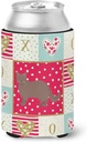 Caroline's Treasures CK5731CC York Chocolate #1 Cat Love Can or Bottle Hugger, Red Cooler Washable Drink Sleeve Collapsible Beverage Insulated Holder, Can Hugger, Multicolor