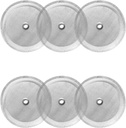 French Press Filter 6 Pieces Stainless Steel Replacement Filters Mesh French Press Screen Filter Replacement for Coffee Tea Makers and Coffee Grounds Filters