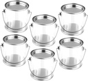 12pcs Jars Lids and Handles Multi-functional Storage for Cookies Dried Fruits and Container for Home and Events