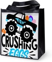 CafePress New Easter Monster Truck Reusable Grocery Tote Bag Reusable Collapsible Grocery Bag