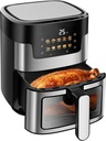 7.5QT Big Capacity Air Fryer, Smart Touchscreen, 10-in-1 Cooking Modes, Rapid 360° Heat, Restaurant Results at Home