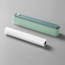 Cling Film Cutter Dispenser, Reusable Plastic Food Packaging Dispenser Cutter, for Kitchen, Restaurant, Supermarket Packing Fruits and Vegetables WMEIE (Color : A, Size : 37X6X6.5cm)