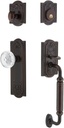 Nostalgic Warehouse Meadows Entry Set, Timeless Bronze, 2.375"