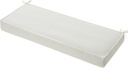 Outdoor Wicker Patio Bench seat Cushions, Durable Anti-Slip Waterproof Garden Thick Bench Cushions for Outdoor Indoor Furniture Beige.