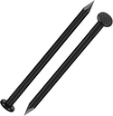 6 inch Hardware Nails, (18pcs) 1 lbs Black Nails, Nails for Hanging Pictures, Long Nails, Wall Nails, Wood Nails