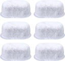 6pcs Coffee Maker Carbon Filter Replacement UNIV1CFLTR6PK for GE, Activated Charcoal Coffee Cartridges Water Filter Pods for C7CDAAS3PD3 C7CDABS3RD3 C7CDAAS4PW3 C7CDABS4RW3 G7CDABSSTSS G7CDAASSTSS