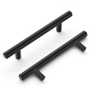 Hickory Hardware Bar Pulls Collection Pull 3-3/4 Inch (96mm) Center to Center Matte Black Finish (10 Pack)