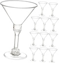12pcs Cocktail Glasses Red Wine Cups Heavy Duty Party Cups Unbreakable Goblets for Party Wine Goblets