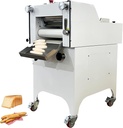 2 in 1 Commercial Toast Shaping Machine ＆ Dough Sheeter Roller 1.06oz-42.33oz(30g-1200g), 20Pcs/min Production, Electric Toast Bread Croissant Shaper Baguette Forming Machine 110V 550W