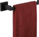 KOKOSIRI Black Towel Ring Hand Towel Racks Rods Bathroom Towel Rails Kitchen Hardware Stylish Stainless Steel, Wall Mount, B3003BK