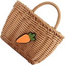 KICHOUSE Hanging Woven Onion Ginger Garlic Storage Basket Door Hanging Storage Wall Baskets for Kitchen