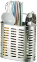 Stainless Steel Hanging 2 Compartments Mesh Utensil Drying Rack/Chopsticks/Spoon/Fork/Knife Drainer Basket Flatware Storage Drainer