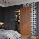 36inch Concealed Sliding Barn Door Hardware with Soft Close Mechanism, Aluminum Track, Invisible Floor Track, Fit MIN Opening Width 28in, Wall Mount System(Door is not Included)