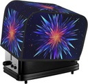 Star Toaster Cover 2 Slice, Two Slice Bread Machine Covers Quilted Toaster Dust Cover Bread Maker Cover Universal Size Kitchen Small Appliance Cover With Top Handle