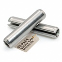 ASMC Industrial - Spring Pin Roll Pin Set - Stainless Steel 420, Cotter, Dowel, & Spring Pins Hardware, Retaining Clip Fastener for Machine, Automotive, & Home Appliance - 5/64" x 5/16", Pack of 25