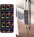 Pumpkin Refrigerator Handle Covers Set of 2 for Kitchen Halloween Appliance Door Handle Covers for Fridge Dishwashers Microwave Kitchen Handle Home Indoor Halloween Decoration