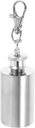 ERINGOGO 1oz Stainless Steel Keychain Flask Mini Liquor Container for Outdoor Use Sleek Design for Men and Women for Events Go Activities