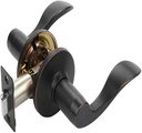 Dynasty Hardware HER-82-12P Heritage Lever Passage Set, Oil Rubbed Bronze
