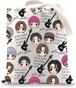 JNIAP Korean Group Tote Bag Korean Music Lover Gifts If You Want Something To Play With Get A Guitar Korean Group Grocery Bag