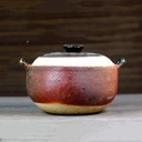 Casserole pot with lid,ceramic hot pot, Kitchen Stoneware Casserole Dish with Lid Cooker,Heat- Ceramic Casserole,Saucepan,Earthenware Rice Pot,Slow Stew Pot,Stovetop Ceramic Cookware A 4.5l (Color :