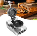 UFO Burger Maker，Ice Cream Burger Maker， Electric Indoor Waffle Maker with Non-Stick Cast Iron Pan