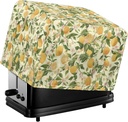 Lemon Toaster 2 Slice Cover Anti Stains Washable Oven Cover Cute Kitchen Bread Machine Protector Appliance Covers for Kitchen Counter Home Decor