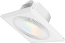 Bathroom Exhaust Fan with Light 165CFM Shower Bathroom Vent Fan with 11.8IN 15w Led Light Combo Quiet 1.2 Sones Bath Ceiling vent with Adjustable Led Light 3000k/4000k/6500k For Home Bath